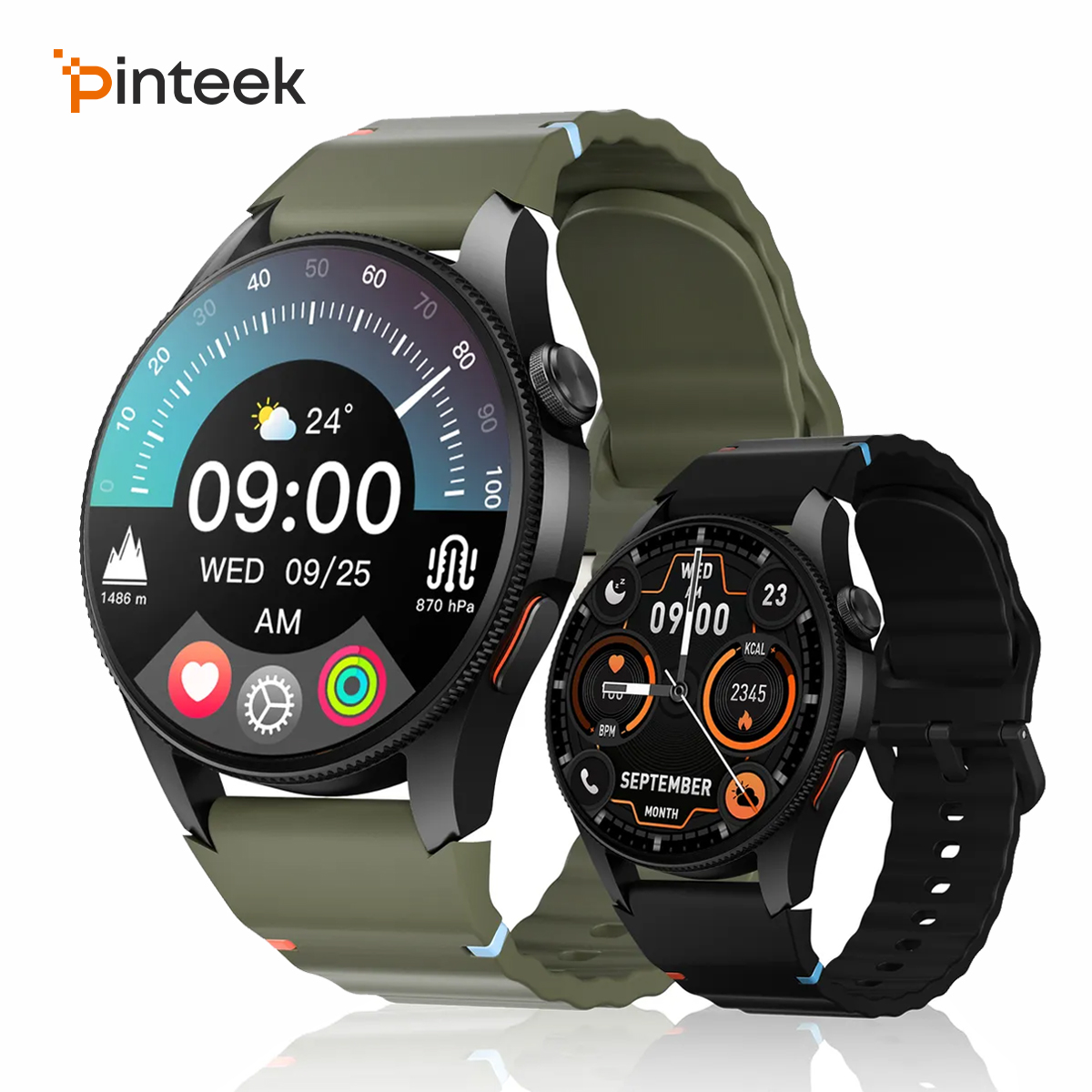 Gps Running Watch - Aurafit G12 Smart Watch: 1.43