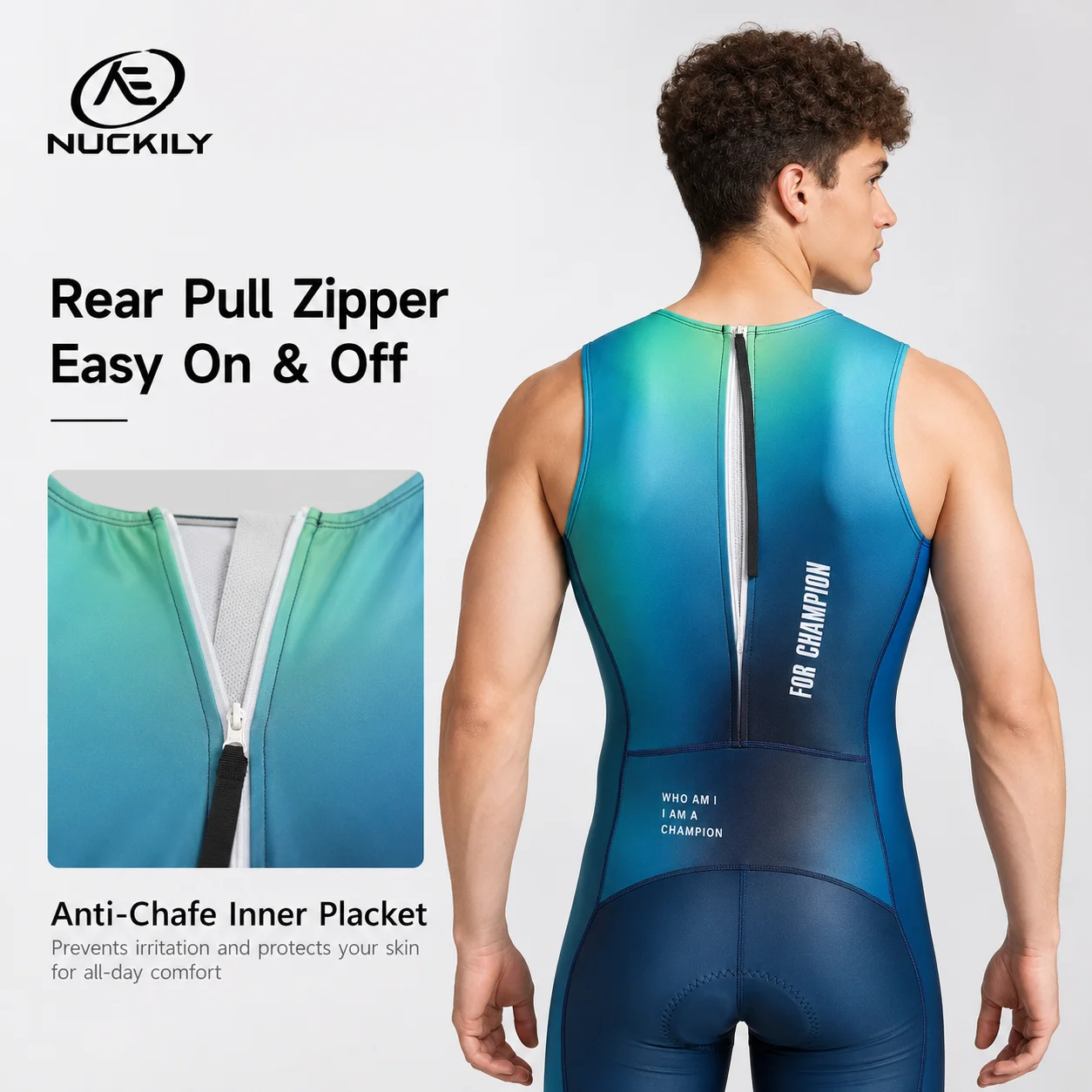 NUCKILY Triathlon Suit Sleevel - đánh giá và giá Running Gear Long Sleeve