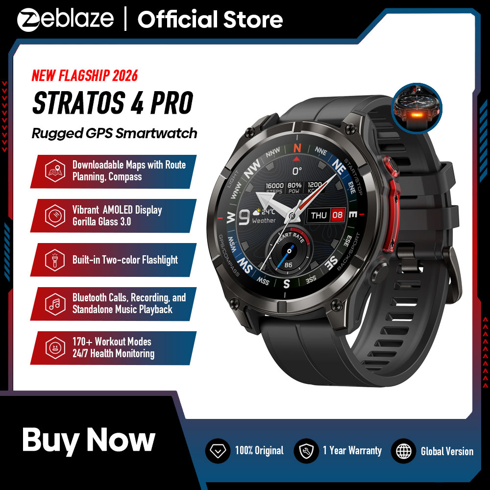 New Zeblaze Stratos 4 PRO AMOL - đánh giá và giá Gps Running Watch
