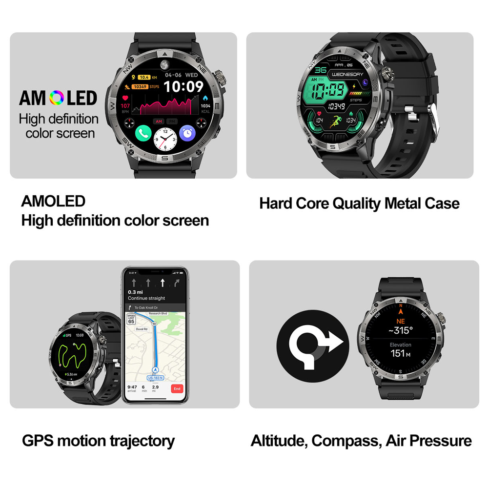 NORTH EDGE GPS Sports Smart Wa - đánh giá và giá Gps Running Watch